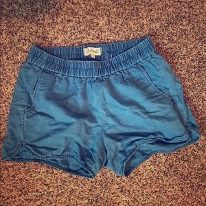 Madewell Chambray Shorts